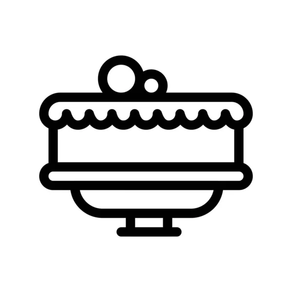 Vector Ilustración Del Icono Comida — Vector de stock