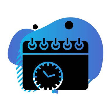 vektör Takvimi Simgesi illüstrasyonu