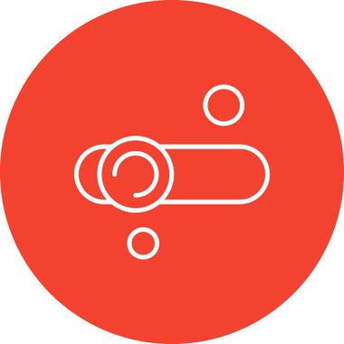 Eşitleyici Simgesinin vektör illüstrasyonu