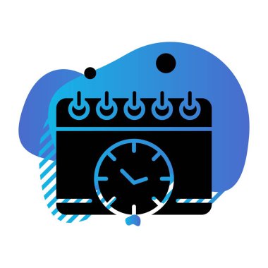 vektör Takvimi Simgesi illüstrasyonu