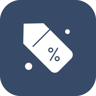 İndirim simgesi vektör illüstrasyonu