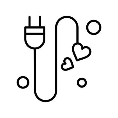  vektör veri kablosu simgesi 