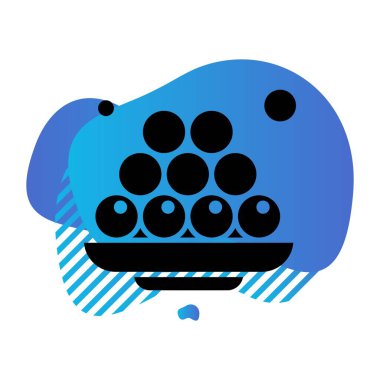 Gıda simgesinin vektör illüstrasyonu