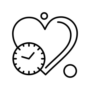 Vektör Kalp Simgesi illüstrasyonu