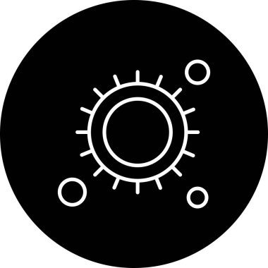 vektör illüstrasyon güneş simgesi