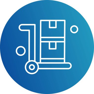 Tramvay Simgesinin vektör çizimi