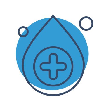 Vektör konumu simge illüstrasyonu