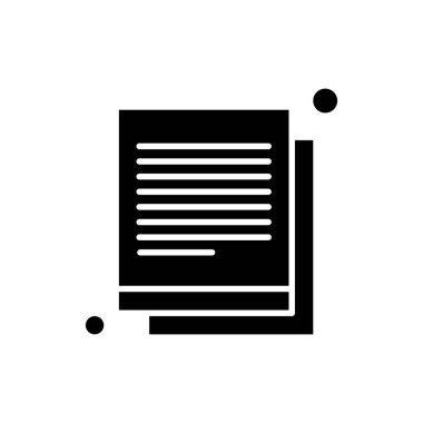 Vektör belgesi Simge illüstrasyonu