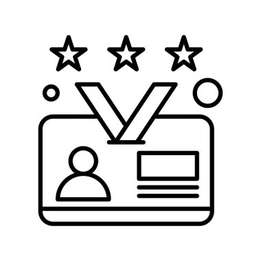  vektör ofis kartı Ico