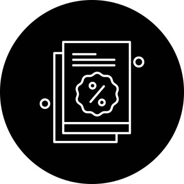 Vektör belgesi Simge illüstrasyonu