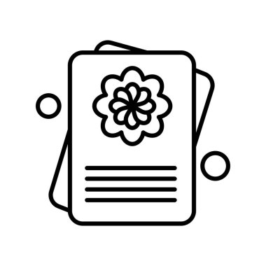 Vektör belgesi Simge illüstrasyonu