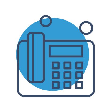 Vektör telefon simgesi illüstrasyonu