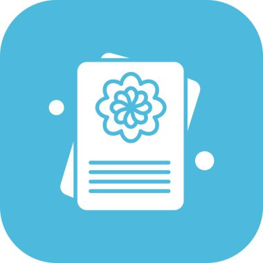 Vektör belgesi Simge illüstrasyonu