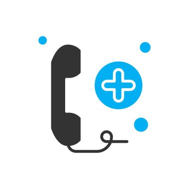 Vektör telefon simgesi illüstrasyonu