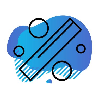 İndirim simgesi vektör illüstrasyonu