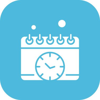 vektör Takvimi Simgesi illüstrasyonu