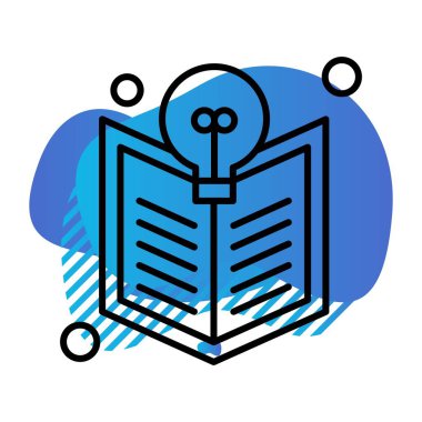 kitap simgesi vektör illüstrasyonu