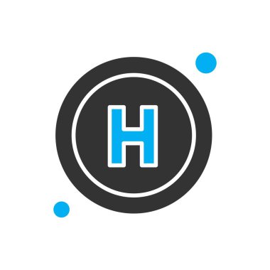 vektör hastane simgesi illüstrasyonu