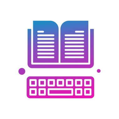 kitap simgesi vektör illüstrasyonu