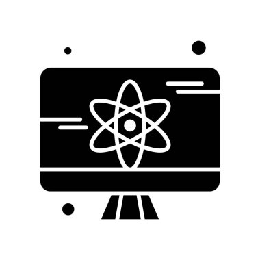 vektör lcd simgesi illüstrasyonu