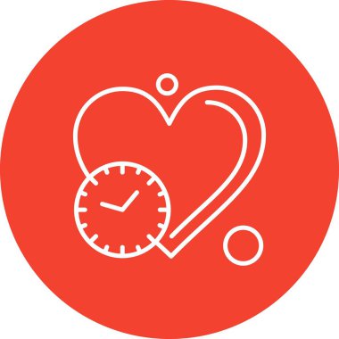 Vektör Kalp Simgesi illüstrasyonu