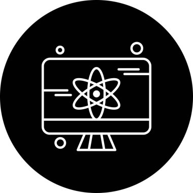  vektör lcd simgesi illüstrasyonu