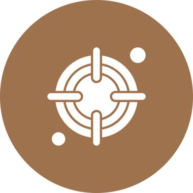 vektör hedef simgesi illüstrasyonu