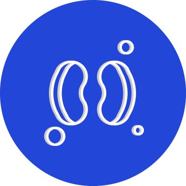 vektör böbrek simgesi illüstrasyonu