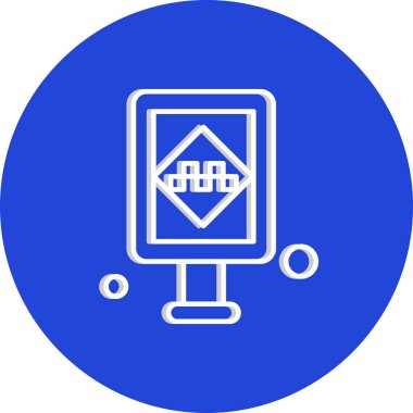 vektör trafik işareti Ico