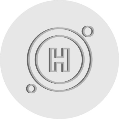 vektör hastane simgesi illüstrasyonu