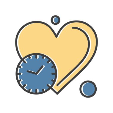 Vektör Kalp Simgesi illüstrasyonu