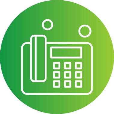 Vektör telefon simgesi illüstrasyonu