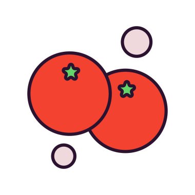 Gıda vektörü illüstrasyon simgesi