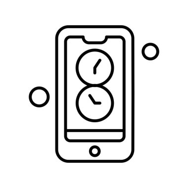 Vektör Mobil simge illüstrasyonu