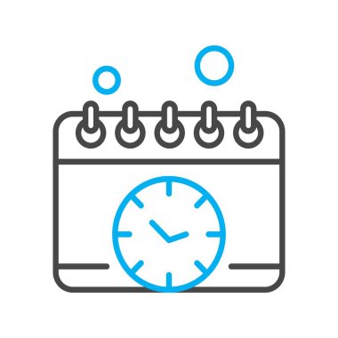 vektör Takvimi Simgesi illüstrasyonu