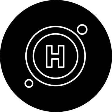 vektör hastane simgesi illüstrasyonu