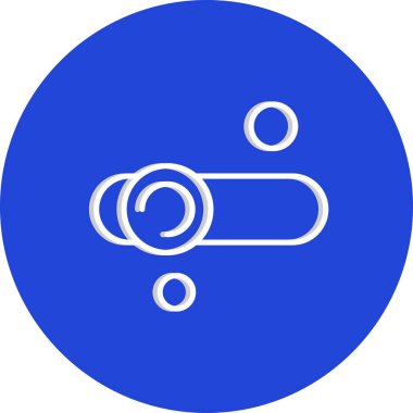 Eşitleyici Simgesinin vektör illüstrasyonu