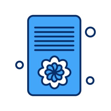 Vektör belgesi Simge illüstrasyonu