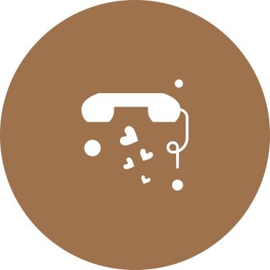 Vektör telefon simgesi illüstrasyonu