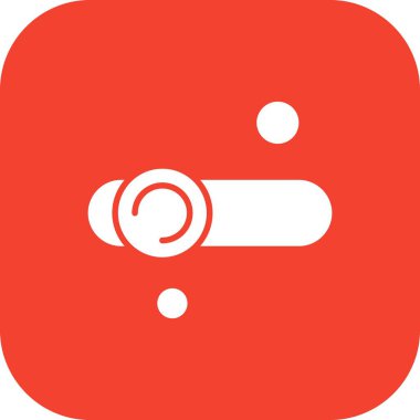 Eşitleyici Simgesinin vektör illüstrasyonu