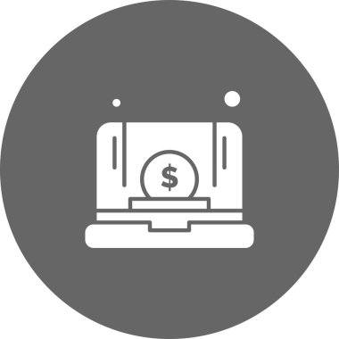 vektör dizüstü simgesi illüstrasyonu