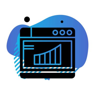 tarayıcı simgesi vektör illüstrasyonu