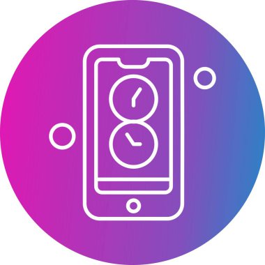 Vektör Mobil simge illüstrasyonu