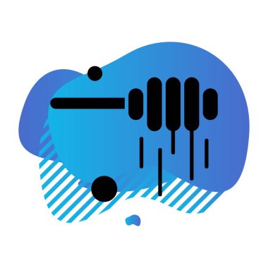  Gıda simgesinin vektör illüstrasyonu