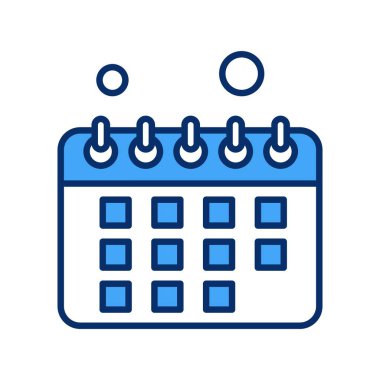 vektör Takvimi Simgesi illüstrasyonu