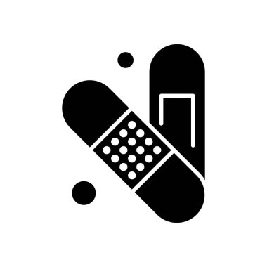 vektör Bandaj simgesi çizimi