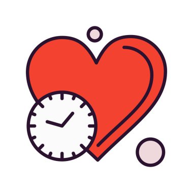 Vektör Kalp Simgesi illüstrasyonu