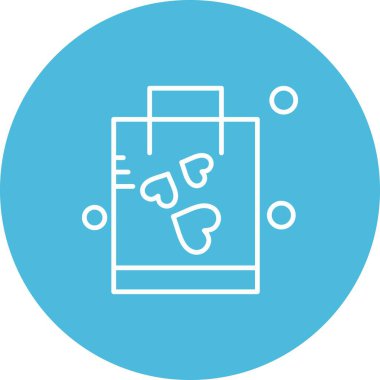 çanta simgesi vektör illüstrasyonu