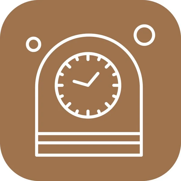 Vector Icono Alarma Ilustración — Archivo Imágenes Vectoriales