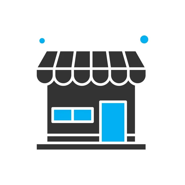 Vektor Shop Ikone Illustration — Stockvektor